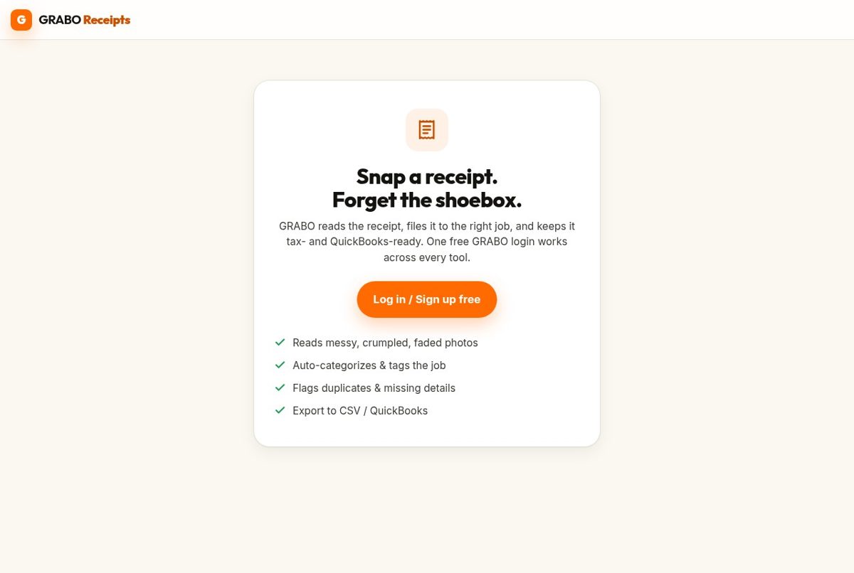 The Receipt Scanner app