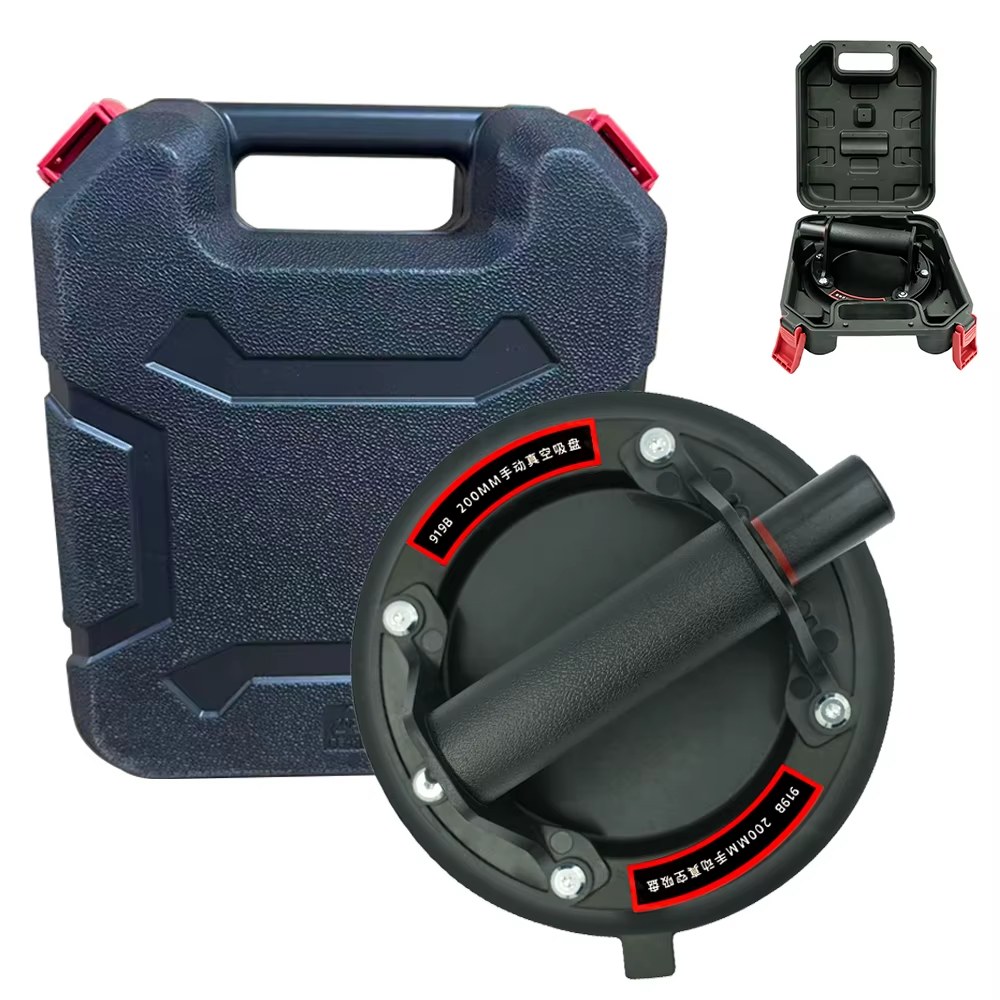 Heavy Duty 8" Vacuum Suction Cup Gripster Hand Air Pump Thickened Rubber for Glass Marble Tile Handling listing photo 2