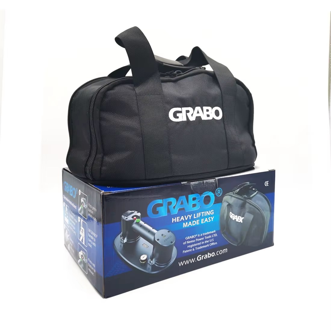 Grabo H Electric Vacuum Suction Cup Gripster for Structure Tile Glass Wood 170kg Capacity Portable Heavy Duty Lifter Stone Lifting Tool listing photo 5