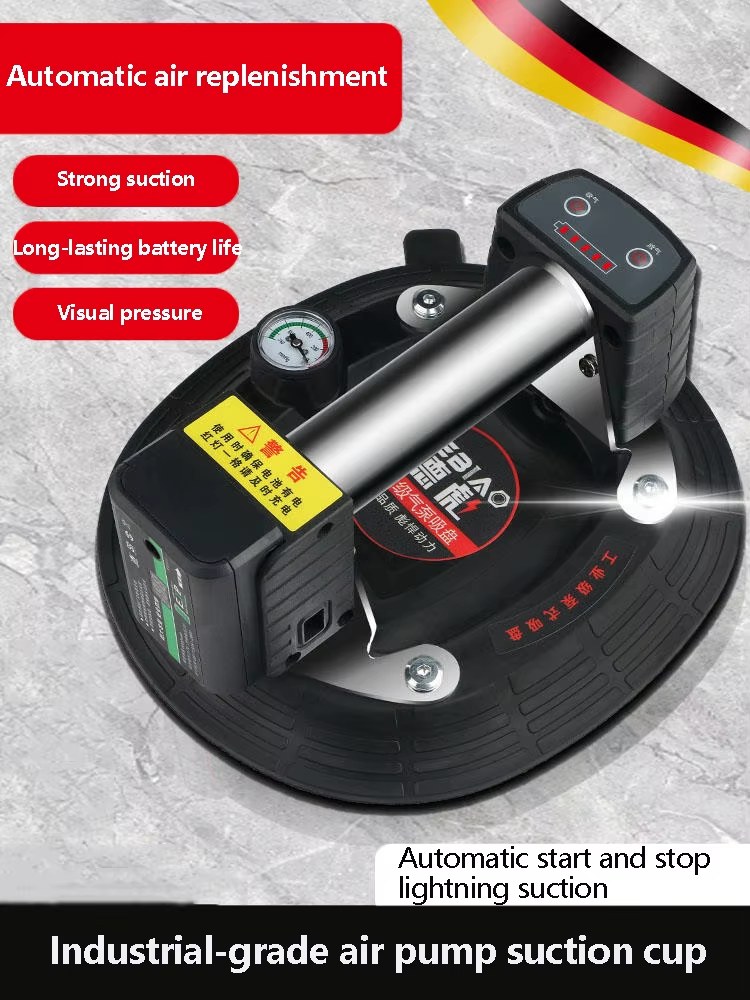 Ceramic Tile Vacuum Electric Suction Cup Gripster 9-Inch Lithium Battery Strong Suction Cup Glass Extractor