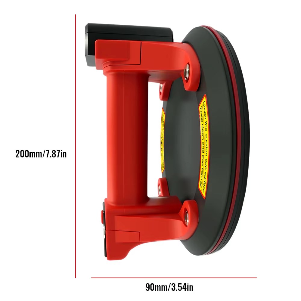 Intelligent Display Industrial Grade Electric Vacuum Suction Cup 200KG Load Heavy Duty Granite Tile Glass Gripster Lifter listing photo 5