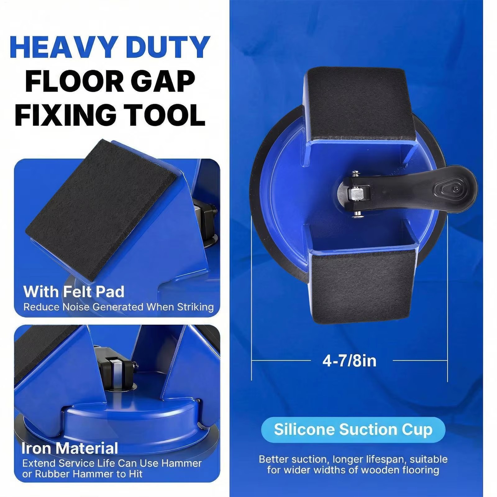 Tile Leveling Tool Heavy Duty Suction Cup Gripster Floor Lifter 45degree Striking Filler With Sticky Pads For Alignment Fixing Countertop listing photo 5