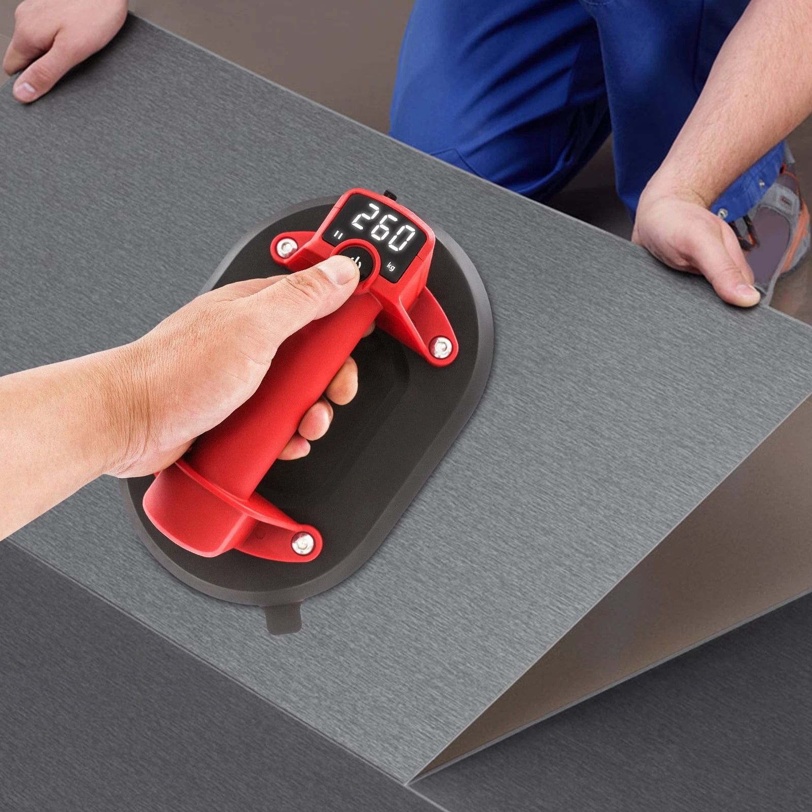 Electric Suction Cup Lifter Gripster with Digital Display