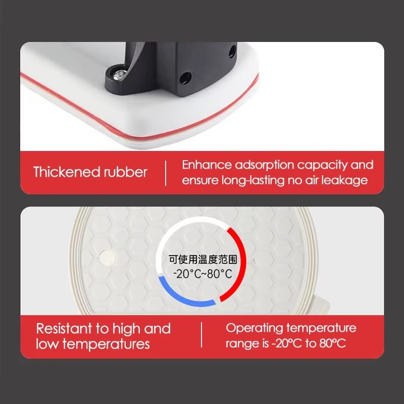 90KG Bearing Capacity Intelligent Display Electric Vacuum Suction Cup Gripster for Glass Granite Tile Lifting Tools Vacuum Air Pump listing photo 3