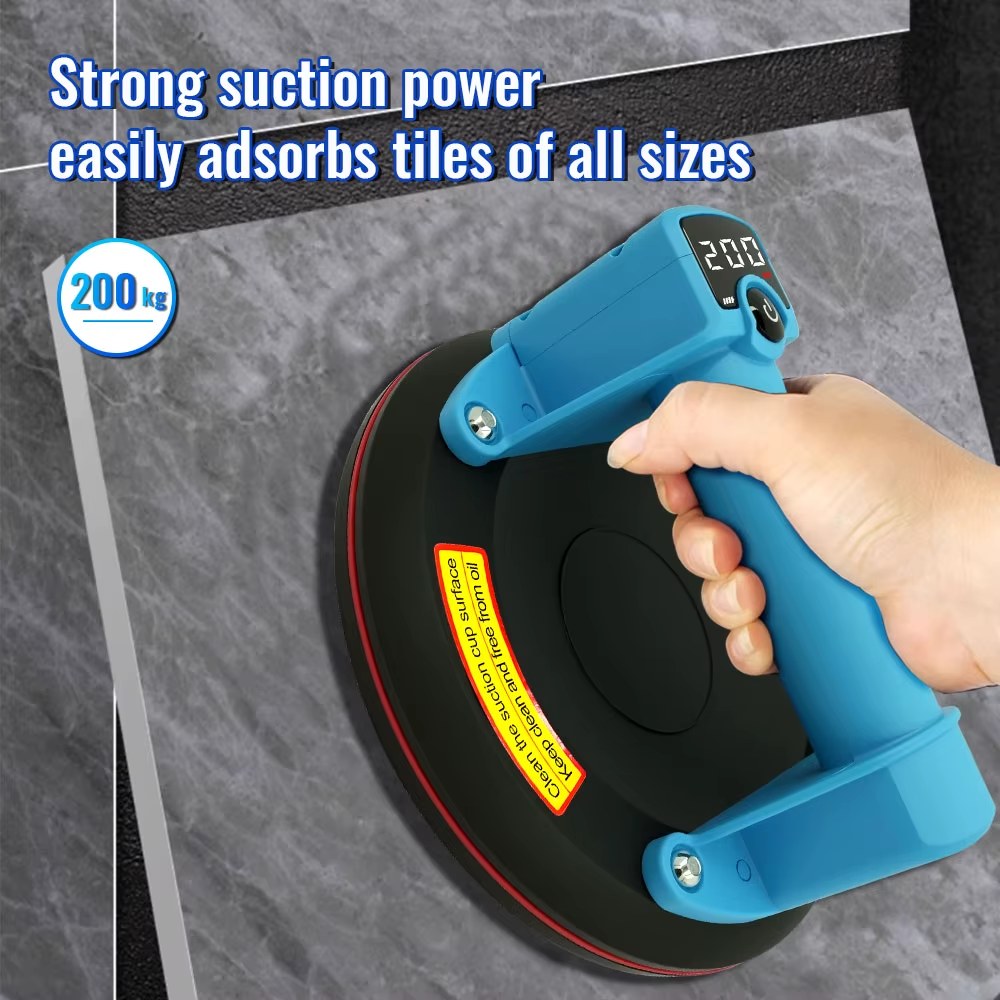 Long Battery Life 200kg Load P5 Electric Chargeable Vacuum Suction Cup Gripster with One-button Adsorption for Handling Glass Marble T listing photo 2