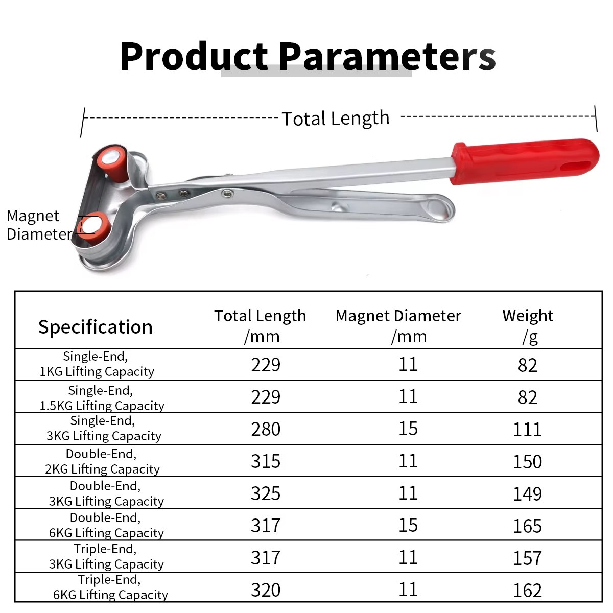Punch Press Safety Hand Plier Punch Accessories Suction Cup Stamping Security Handle Strong Magnetic Claw Pick Up Forceps Gripster Tool listing photo 2