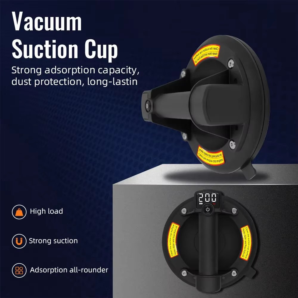 8-inch Electric Vacuum Suction Cup Gripster 200kg Duty Vacuum Lift, Suitable for Granite Tile Glass, with Rechargeable 1800 Mah Battery listing photo 3