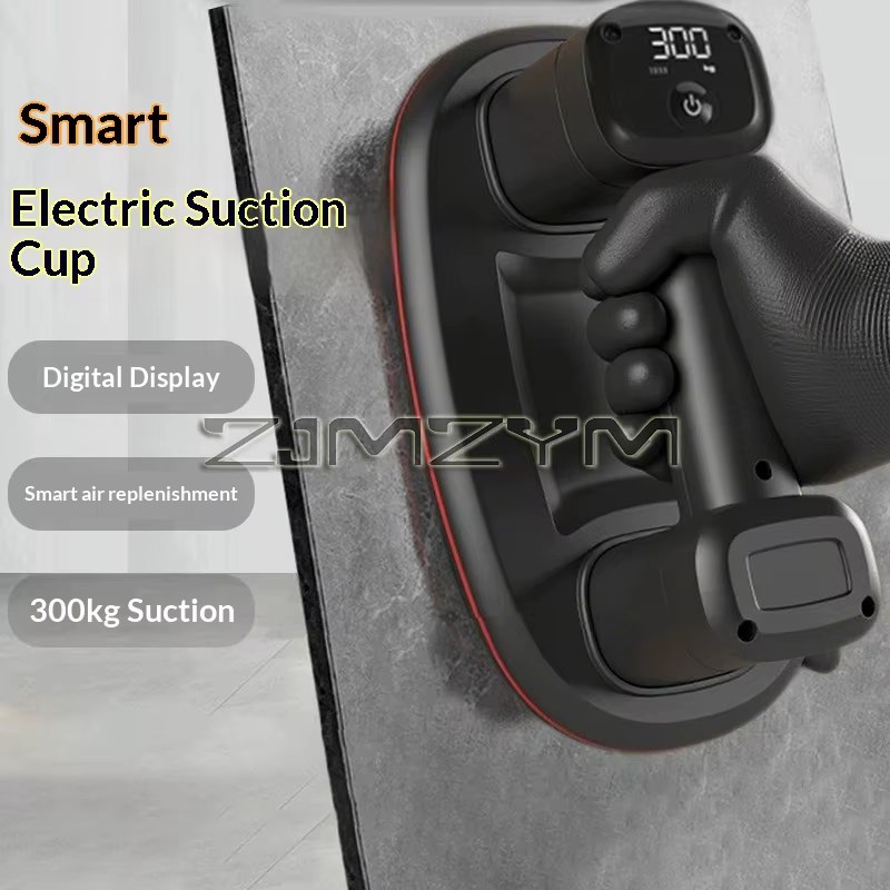 Intelligent Display Industrial Grade Electric Vacuum Suction Cup Gripster 300KG Load Heavy Duty Granite Tile Glass Lifter listing photo 4