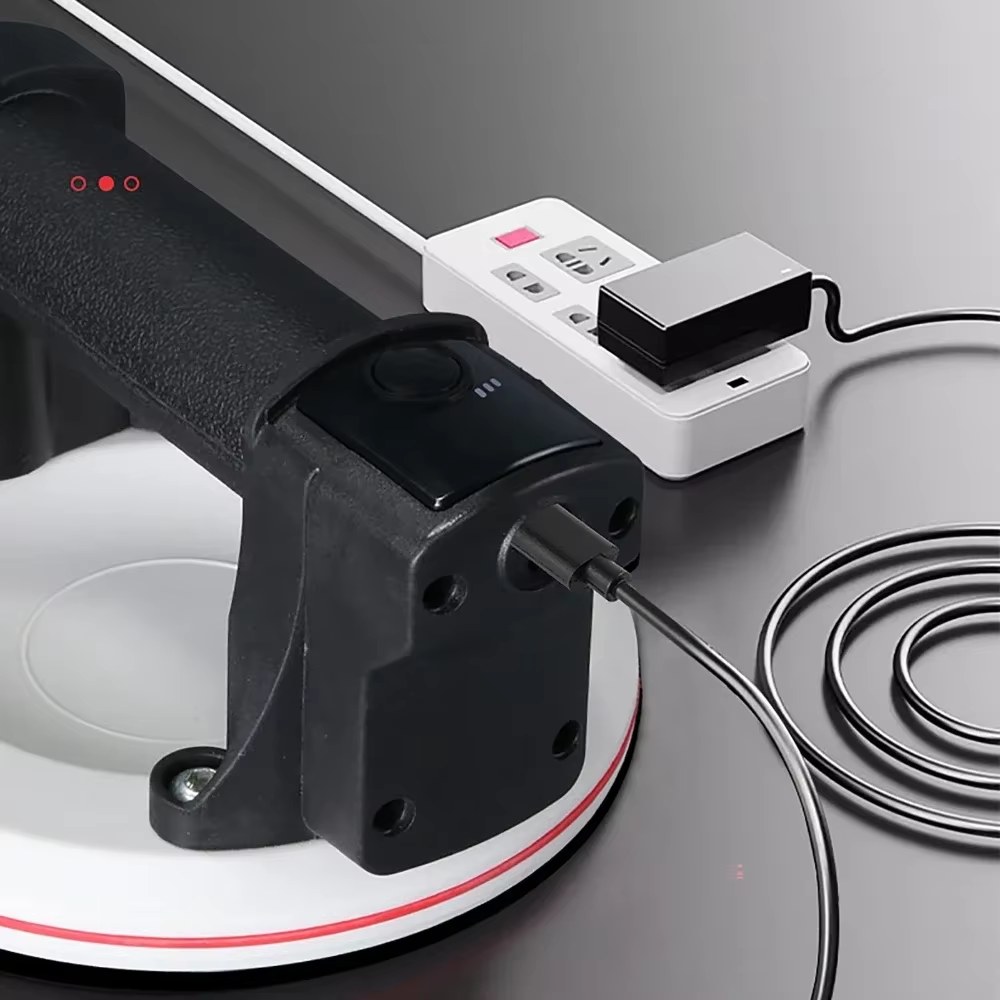 90kg Bearing Electric Vacuum Suction Cup Gripster Tiles Glass Heavy Duty Lifter Powerful Handling Tools Suction Cup Type-C charging listing photo 5