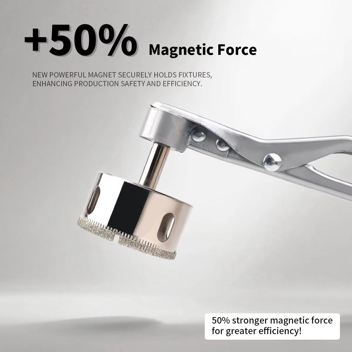 Punch Press Safety Hand Plier Punch Accessories Suction Cup Stamping Security Handle Strong Magnetic Claw Pick Up Forceps Gripster Tool listing photo 4