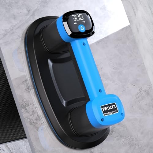 Procci Electric Battery Suction Cup – Cordless Vacuum Gripster Lifter for Tiles, Glass, Marble