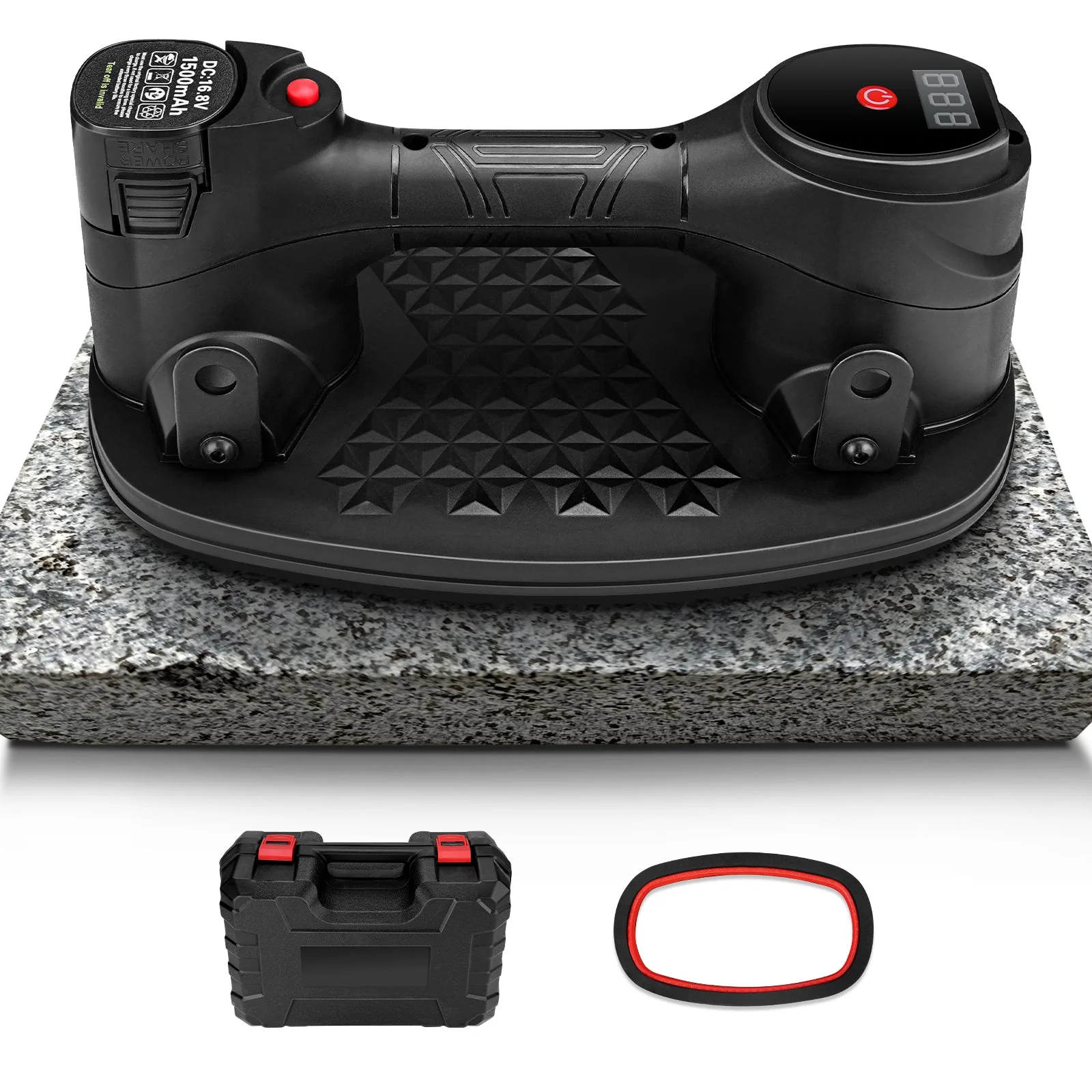 XIIW Fliesensauger Akku Elektrisch | 240kg Vakuum-Saugheber Gripster für Profis