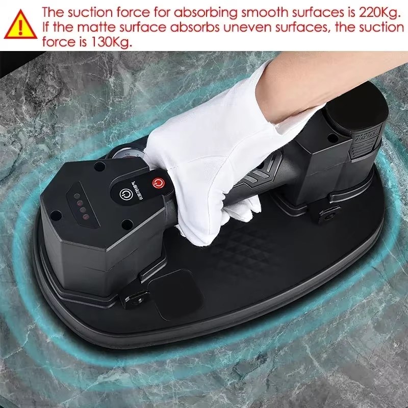220KG Load Electric Vacuum Suction Cup Gripster for Granite Glass Ceramic Tile Heavy Duty Vacuum Lifting Tool Air Pump listing photo 2