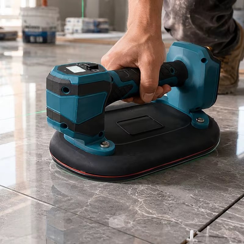 Larger Electric Suction Cup 250kg LED Intelligent Display Vacuum Lifting Cup Gripster for Glass Granite Tiles for Makita 18V/20V Battery