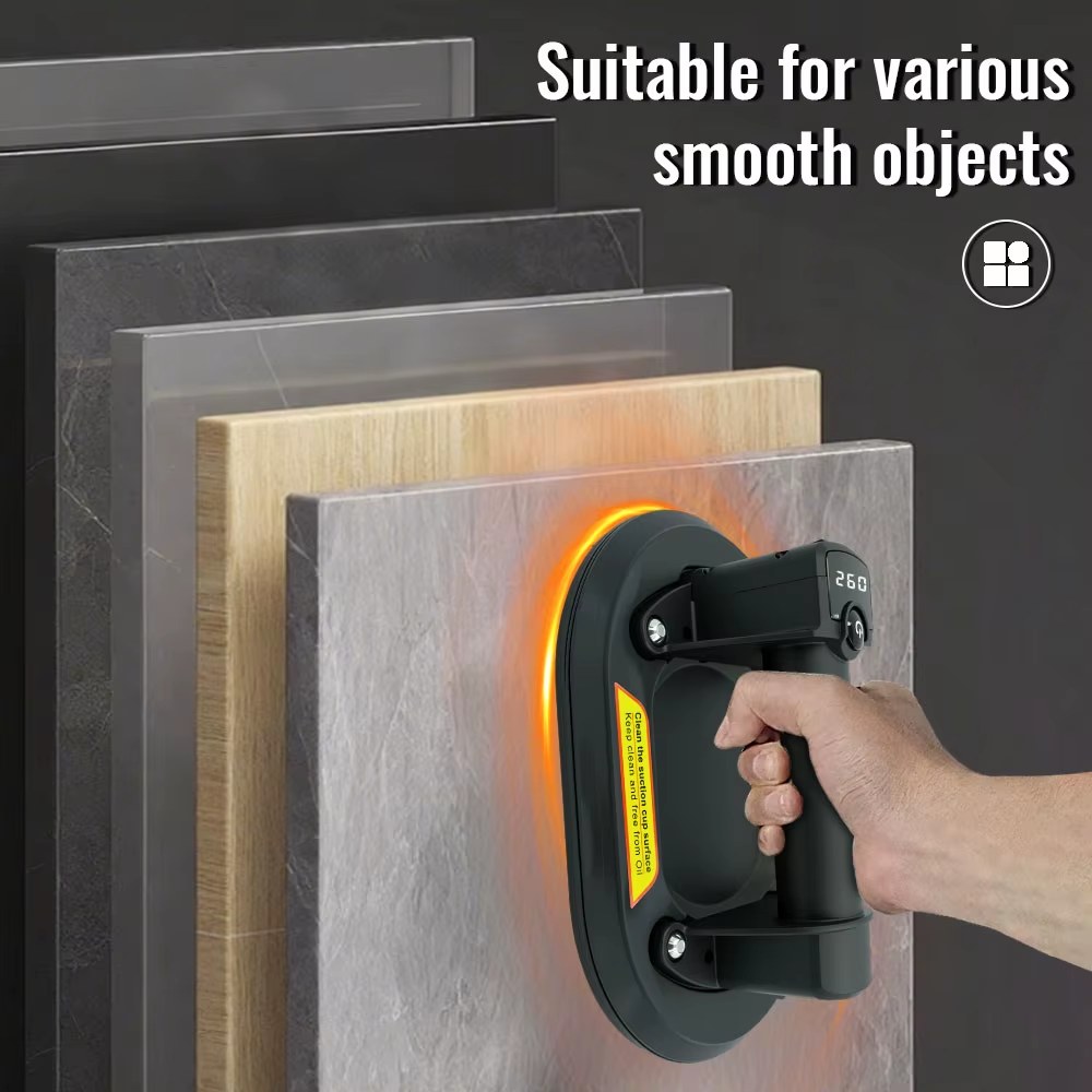 Oval Electric Sucker Gripster, 260KG Load Weight. USB Charging, 36V Safe Operation for Tile, Glass and Industrial Use listing photo 5