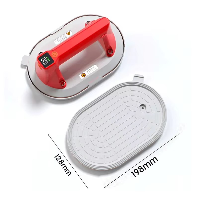 160KG Bearing Capacity Electric Vacuum Suction Cup Gripster 7inch Heavy Duty Vacuum Lifter for Glass Granite Tile Lifting Magnets
