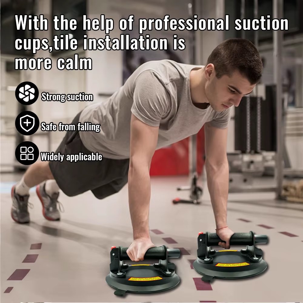 Hot Selling 2026 8 Inch Vacuum Glass Suction Cup 20CM 220kg Bearing Capacity Manual Lifter Gripster for Granite Tile Marble