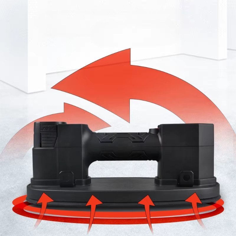 Load Electric Vacuum Suction Cup With Pressure Gauge Air Pump Glass Tile Gripster Lifter Powerful Suckers With Battery listing photo 5