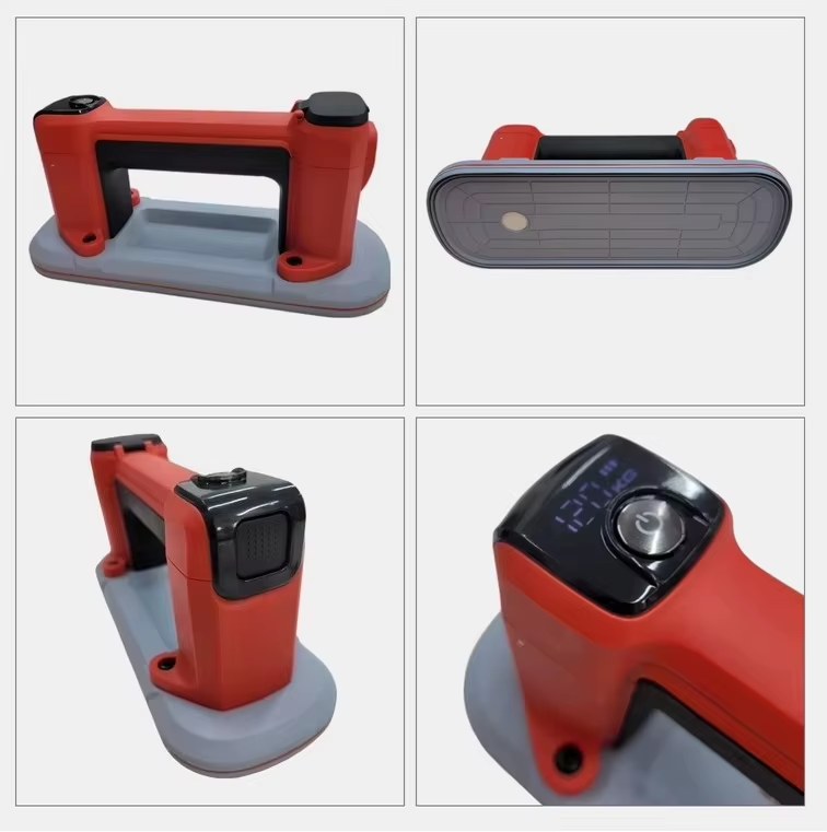 3.7V Cordless Electric Suction Cup 6112 Electric Vacuum Cup Gripster Replaceable 3600mAh Battery Perfect for Narrow Stone Working