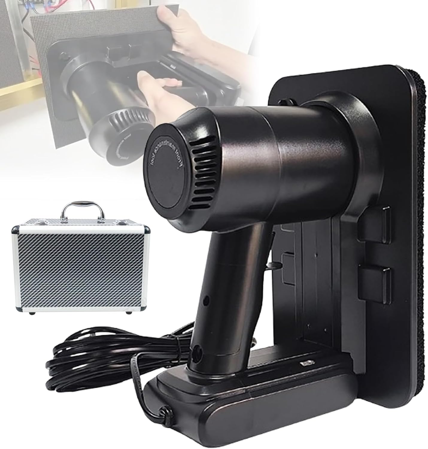 MAIMAILE Ventouse Électrique À Vide, Ventouse Électrique 350 W pour Panneaux LED, Capacité De Charge Ultra-résistante De 66 LB, Commande À 2