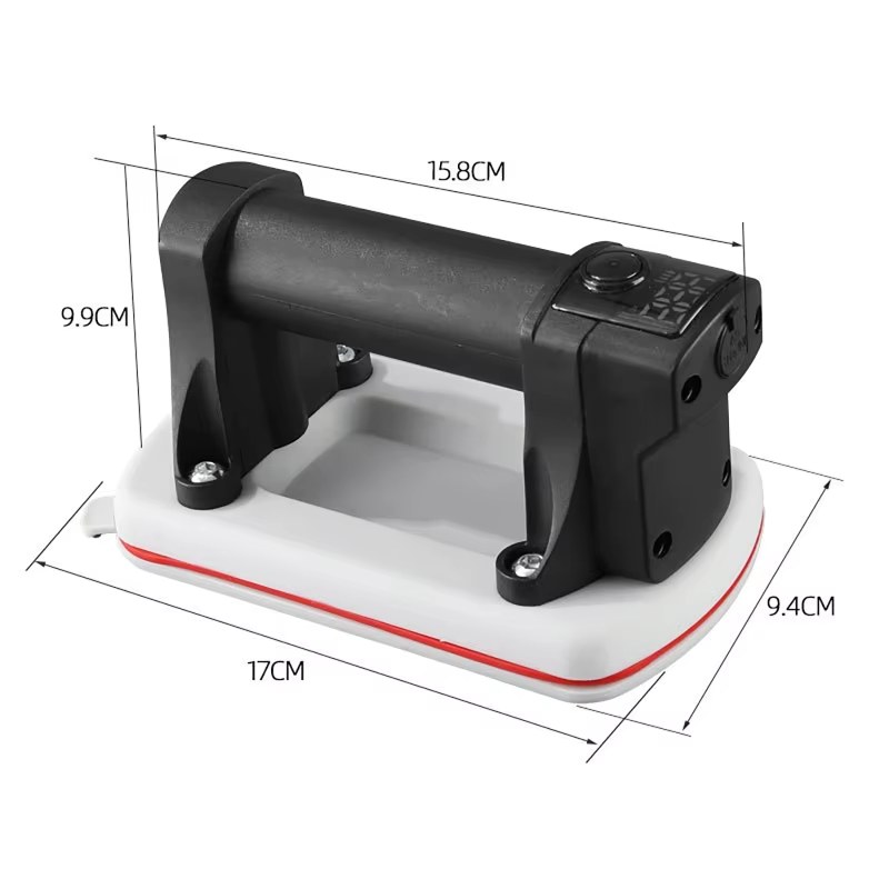 90KG Intelligent Digital Display High-Power Electric Suction Cup Electric Vacuum Suction Cup Gripster For Glass Granite Tile Lifting Tool listing photo 2
