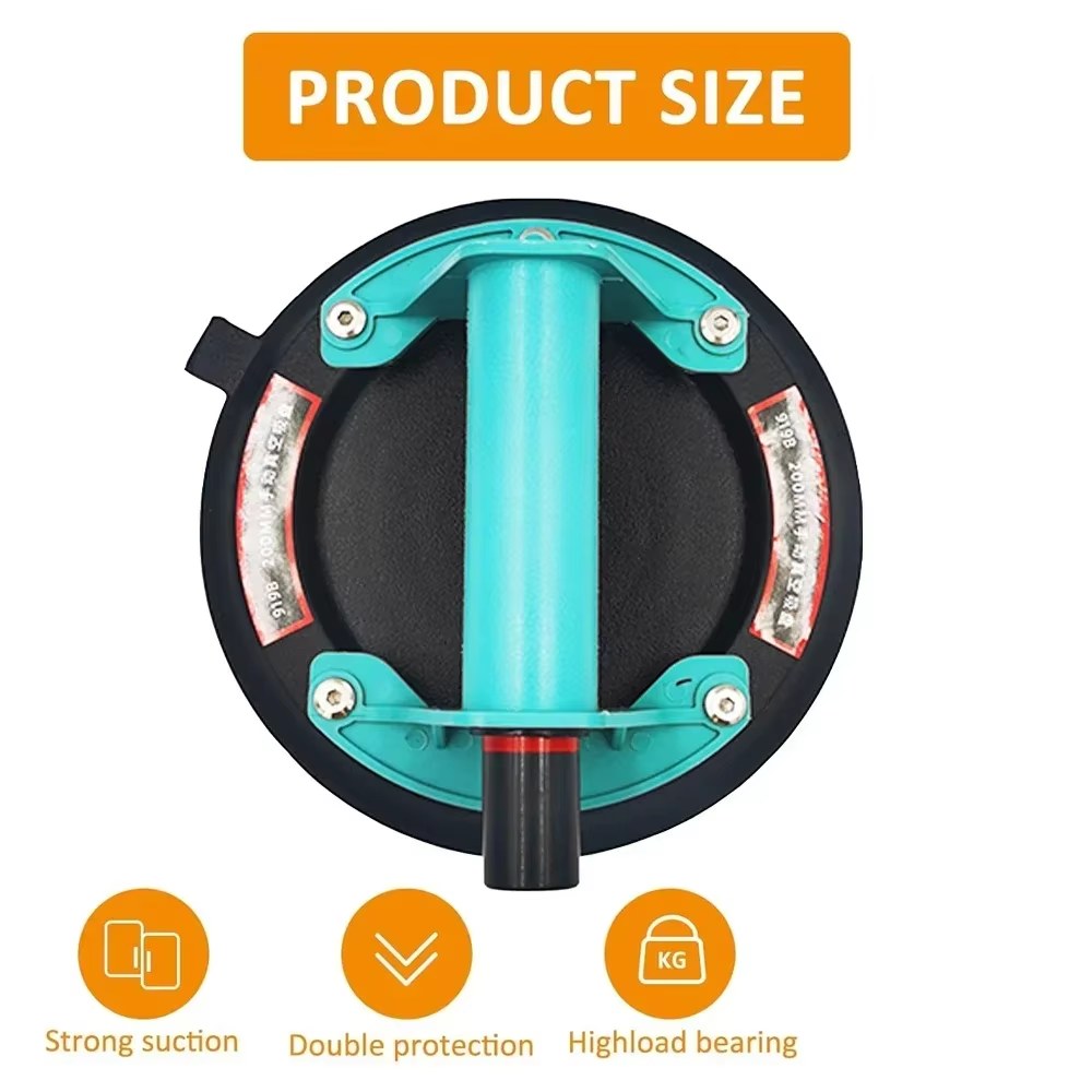Vacuum Suction Cup Gripster 200kg Loading Capacity Heavy Duty Vacuum Spreader for Tile Adsorption Granite Glass Lifting 8 Inch Cup listing photo 3
