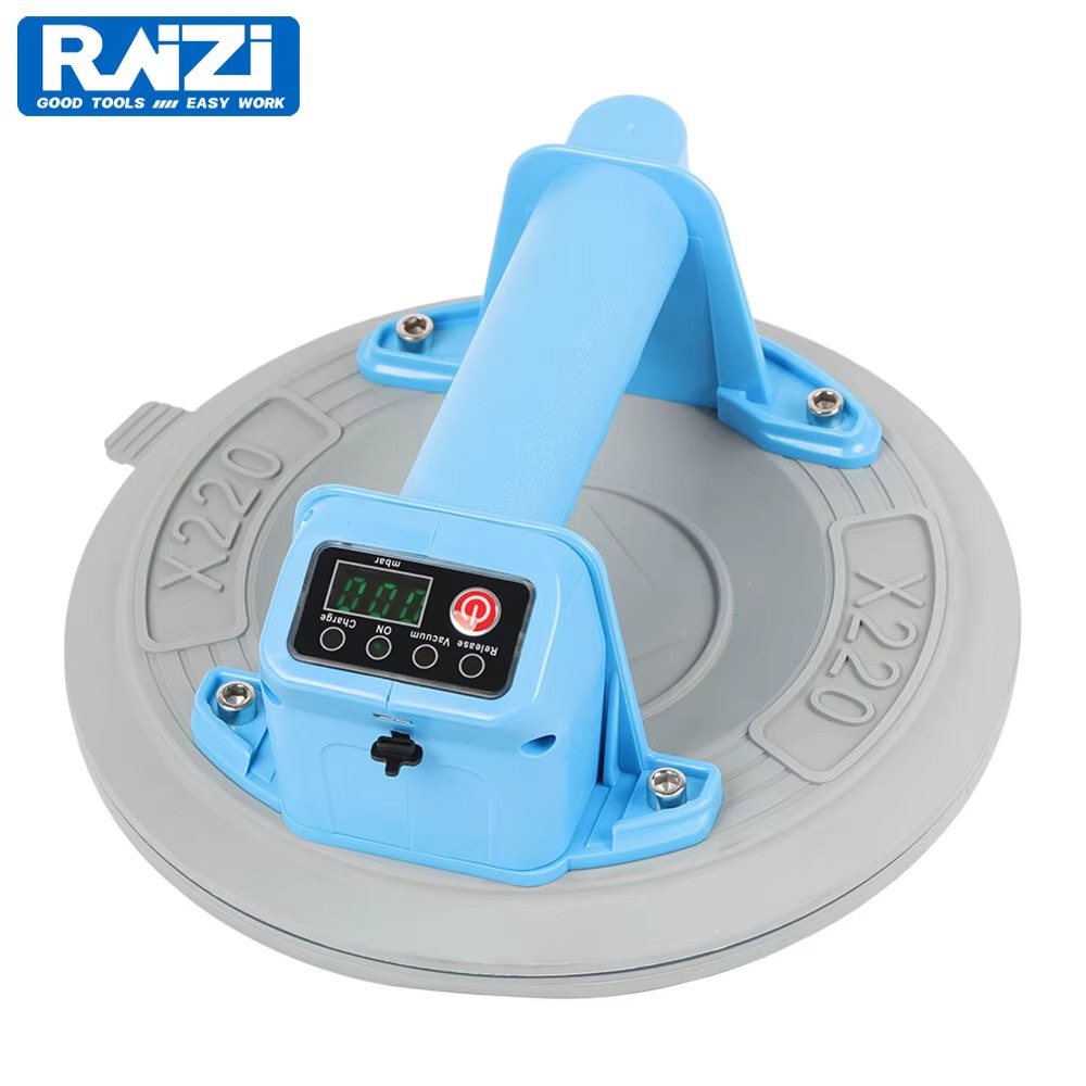 Raizi X220 Portable Electric Suction Cup Gripster Hand Tools Lifter Moving for Ceramic Glass Tile for Matte and Smooth Surface