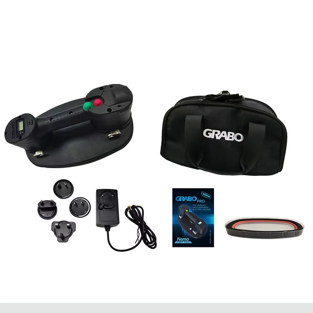 GRABO Portable Electric Vacuum Suction Cup Gripster Lifter for Wood Drywall Granite Glass Textured Surface Heavy Lifting Tool Tile Tool listing photo 3
