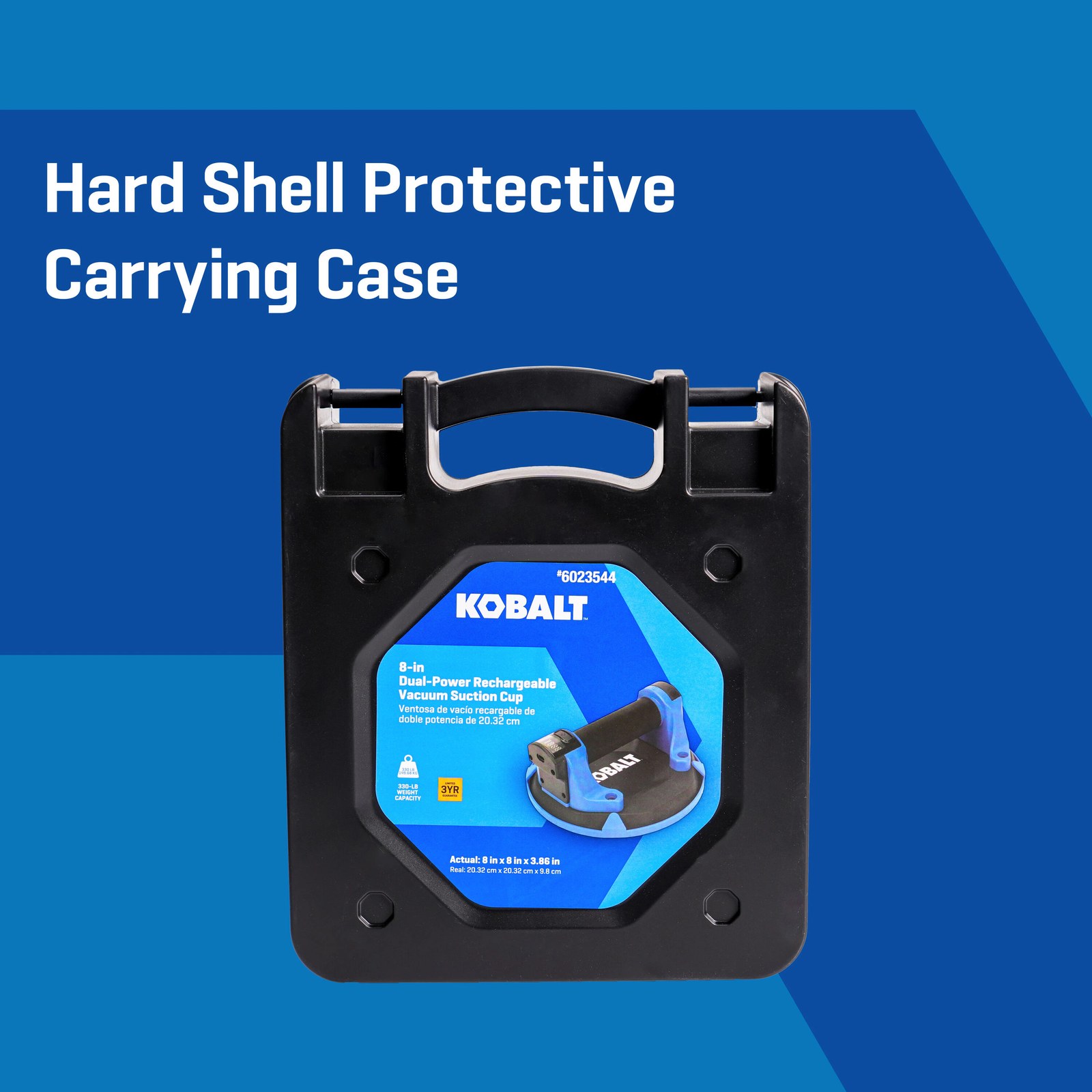 Kobalt 330-lb 8-in Dia Plastic Battery Operated Tile Suction Cup Gripster listing photo 4