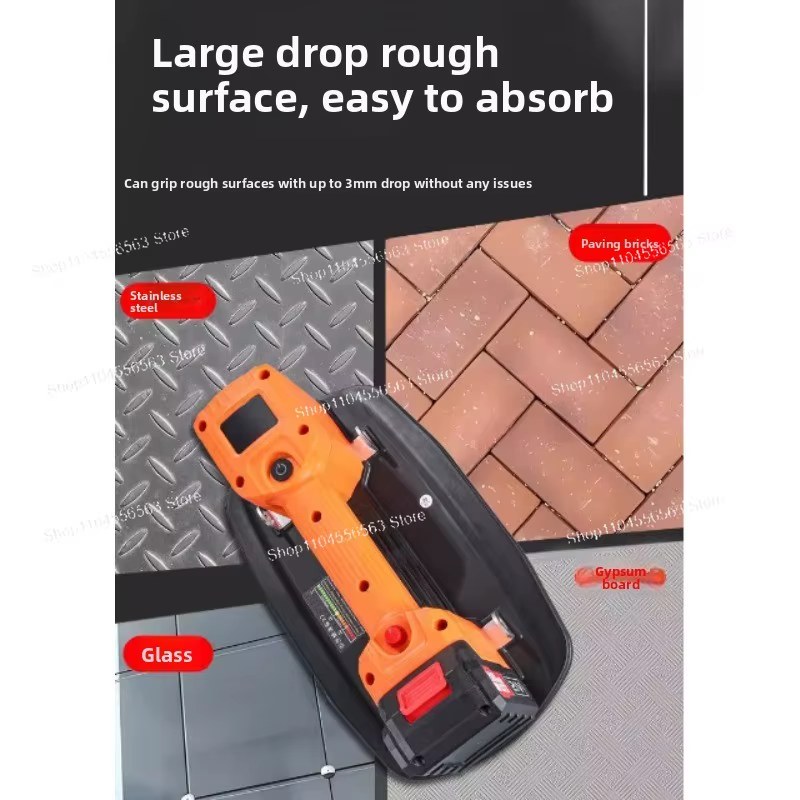200kg Load Large Electric Vacuum Suction Cup Gripster - Heavy Duty Glass/Tile Lifter for Makita 21V Battery listing photo 2