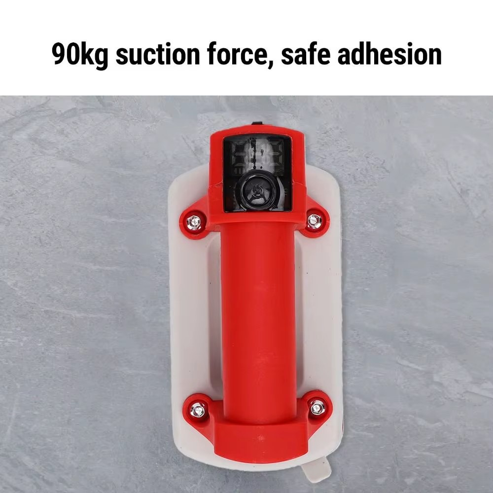 Powerful Air Pump Holder Electric Suction Cup Gripster Intelligent Digital Display Vacuum Grabber for Tile High-Power 4000 mAh Battery