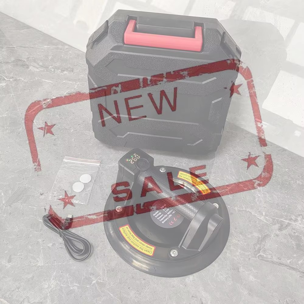 Electric Vacuum Suction Cup 200KG Capacity Electric Suction Lifter Gripster for Lifting Large Glass Tiles