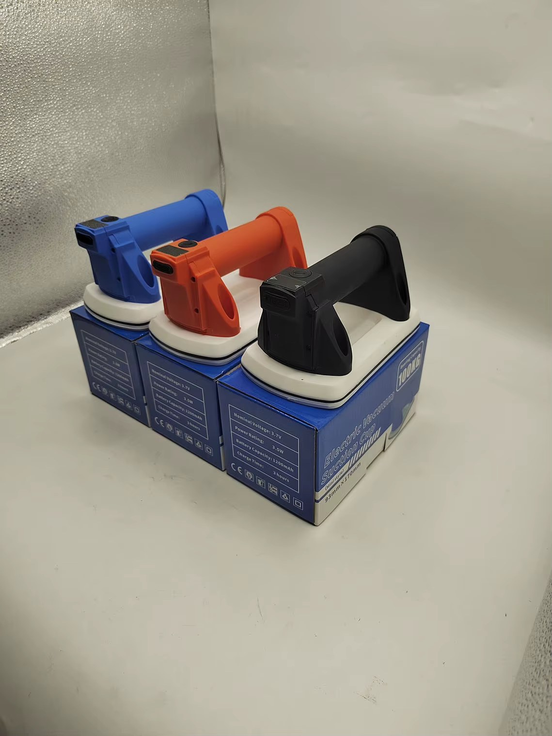 Lfit Suction Cup Gripster Handheld Toolfor Glass Tile Mini Style 93*170mm Automatic Pump Lifting 100KG Objects Electric Vacuum Sucker listing photo 4