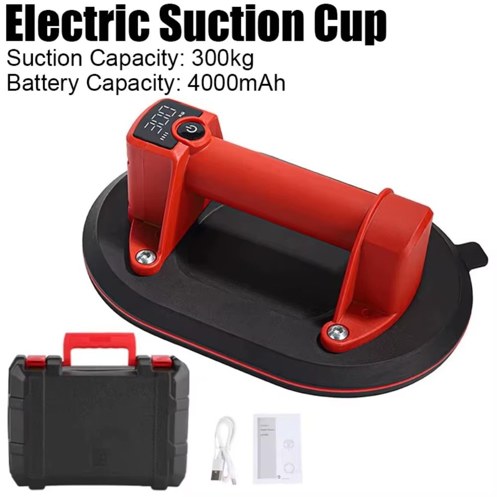 Powerful Air Pump Holder Electric Suction Cup Intelligent Digital Display Vacuum Grabber Gripster for Tile High-Power 4000 mAh Battery listing photo 3