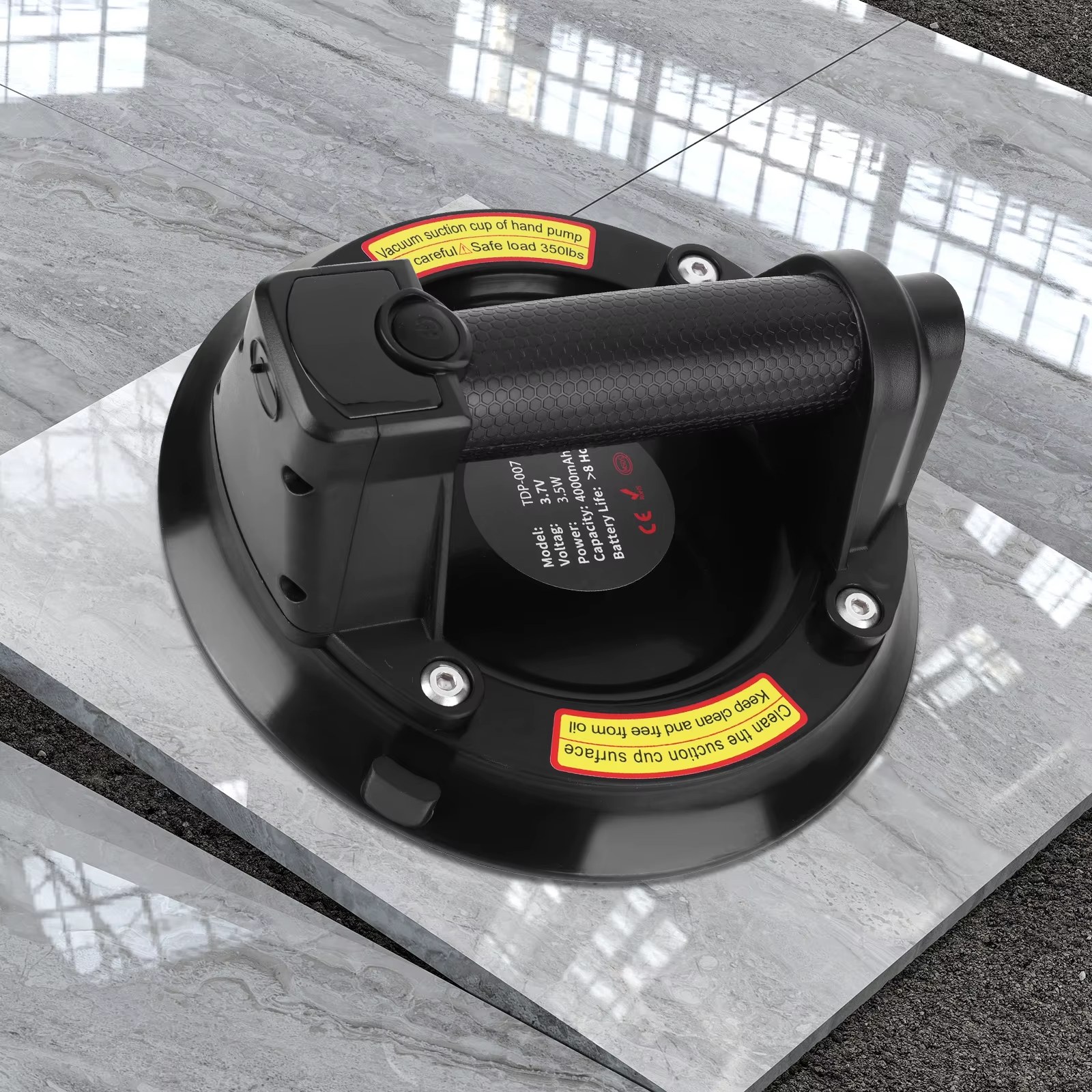 Electric Vacuum Suction Cup 200KG Capacity Electric Suction Lifter Gripster for Lifting Large Glass Tiles listing photo 5