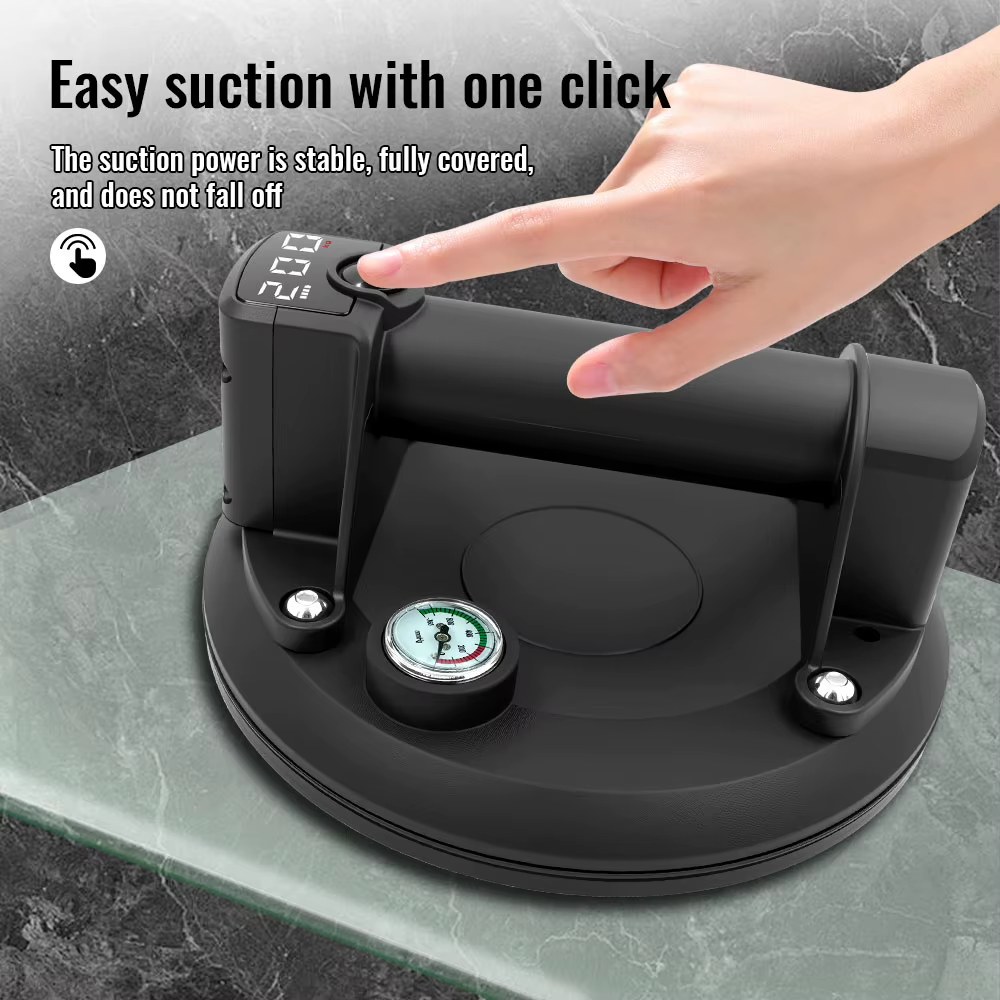 Protable Electric Vacuum Suction Cup Gripster 200kg Bearing Capacity Heavy Duty Vacuum Lifter for Granite Tile Glass Manual Lifting listing photo 4