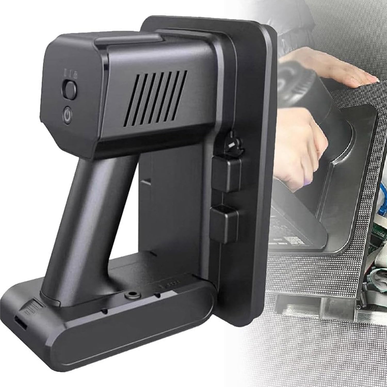Ventosa elettrica con display a LED, capacità 29,9 kg, ideale per la manutenzione del pannello frontale di schermi curvi e piastrelle per pavimenti