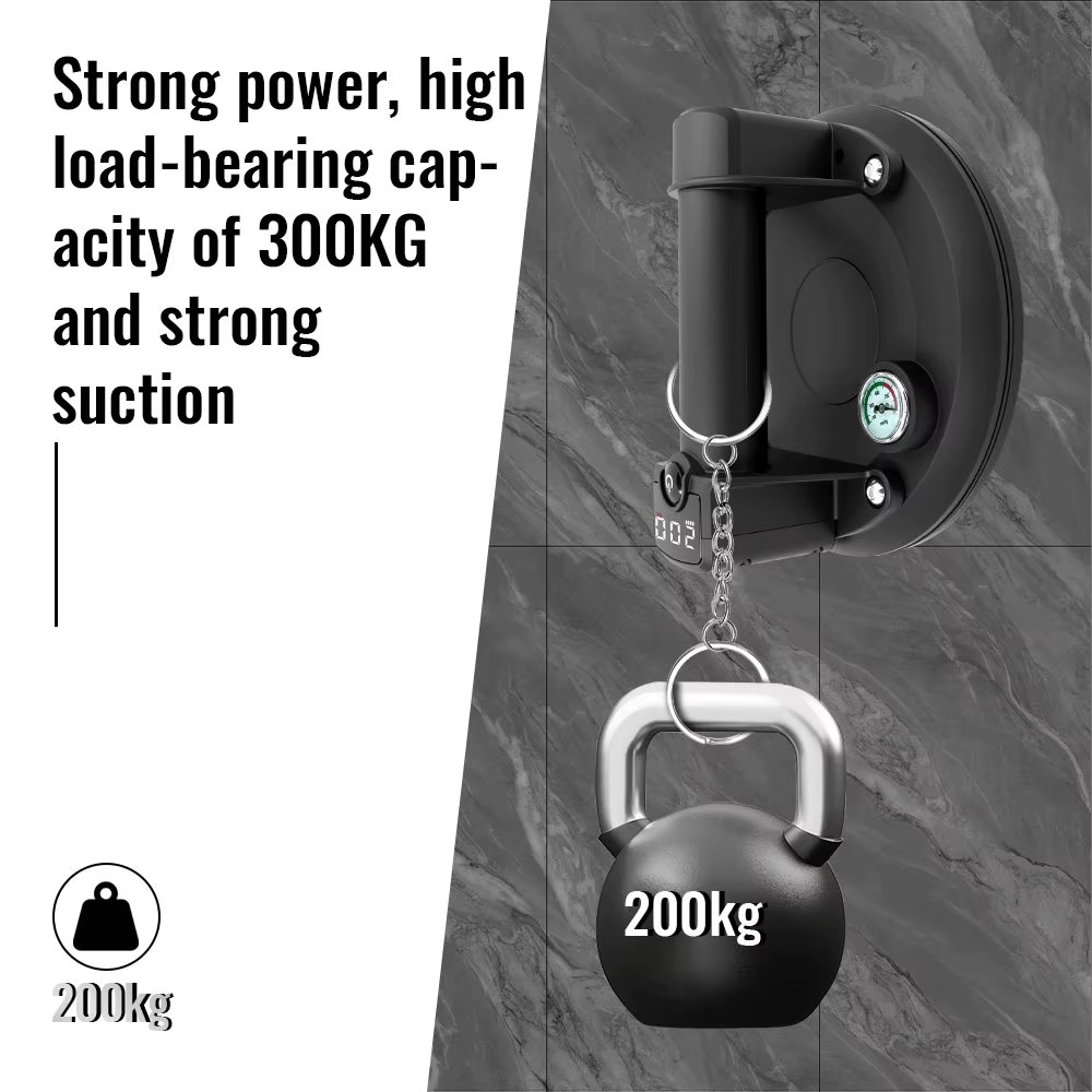 Protable Electric Vacuum Suction Cup Gripster 200kg Bearing Capacity Heavy Duty Vacuum Lifter for Granite Tile Glass Manual Lifting listing photo 2