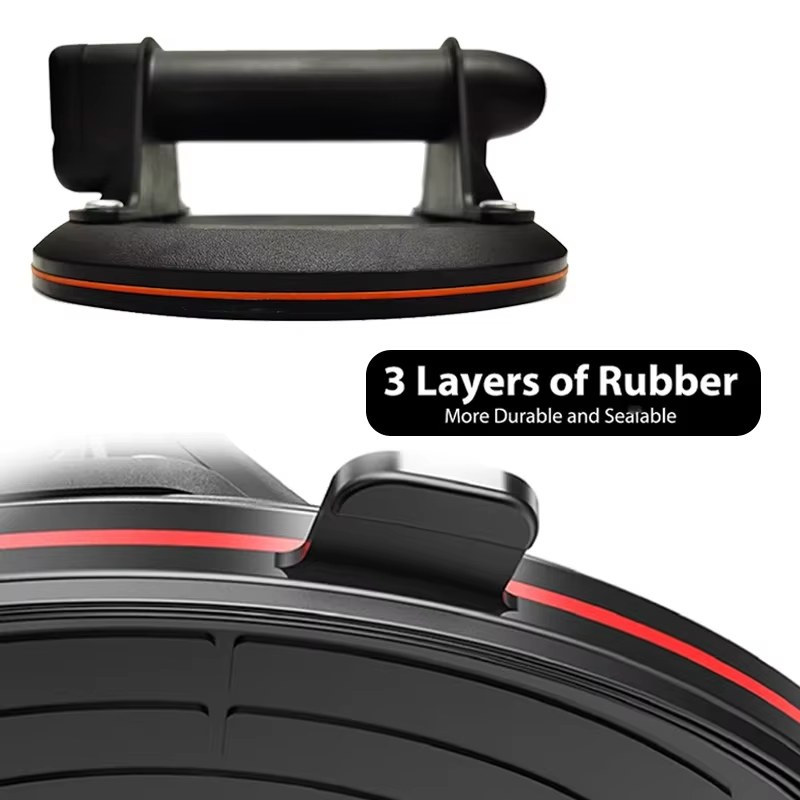 Industrial 8 Inch Electric Vacuum Gripster Sucker 200kg Capacity, Auto-Seal Suction Cup for Stone/Glass/Tile Construction Handling listing photo 4