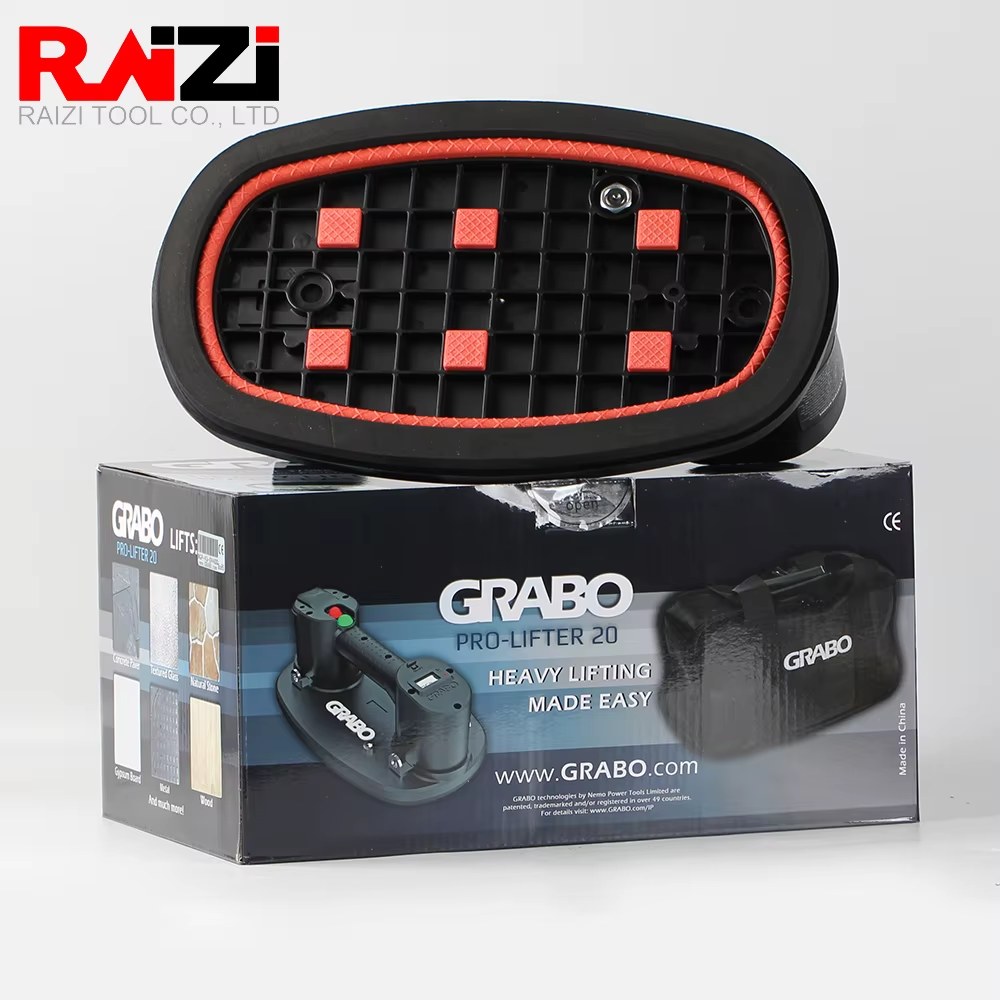 Raizi GRABO Portable Electric Vacuum Suction Cup Gripster Lifter for Granite Glass Tile Heavy Lifting Tool Heavy Slab Lifting Lifter listing photo 2