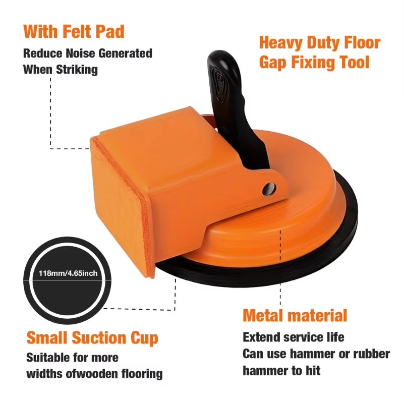 Floor Gap Repair Tool, Strong Suction Cup Gripster, Household Floor Joint Tool, Suitable for Solid Wood, Tile, Pvc Flooring Installation listing photo 5