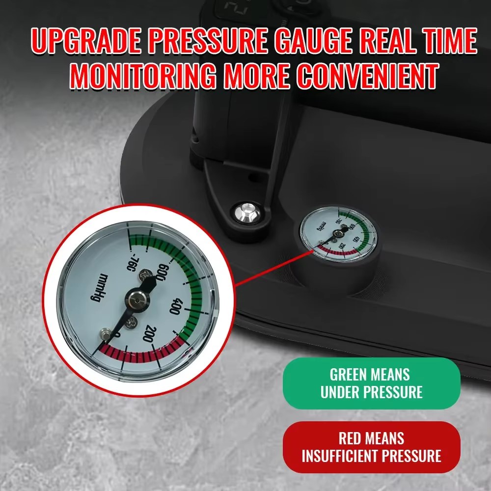 1800 Mah Electric Vacuum Suction Cup Gripster 260KG Multi Function Dual Motor One - Key Air Replenish Type - C Multi Surface Versatile listing photo 5