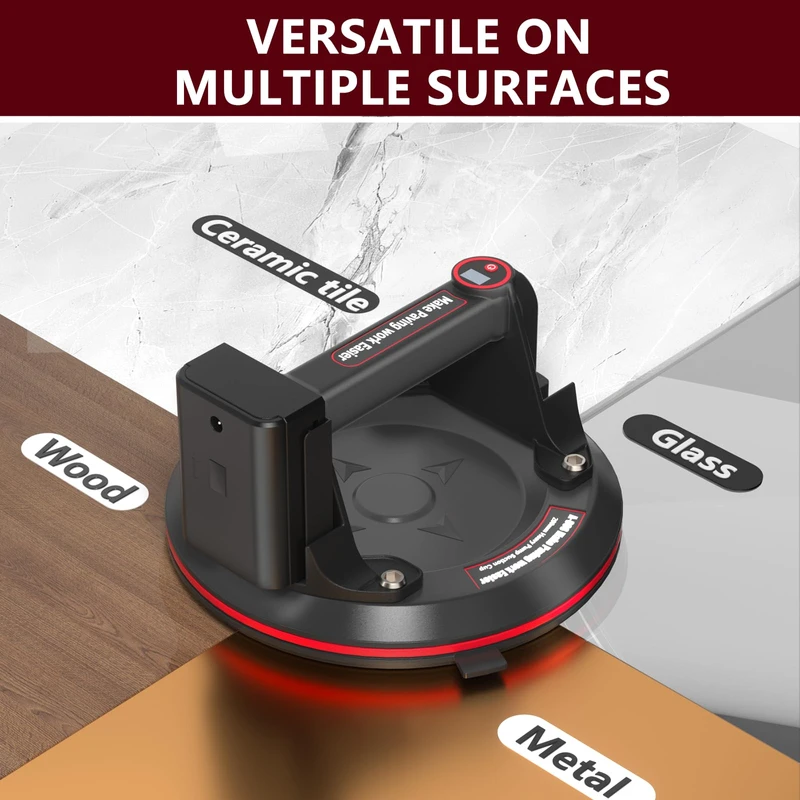 MENGBEI 8" Electric Heavy Duty Suction Cups for Glass - 2 Pack Gripsters with 600 lbs Load Capacity listing photo 4