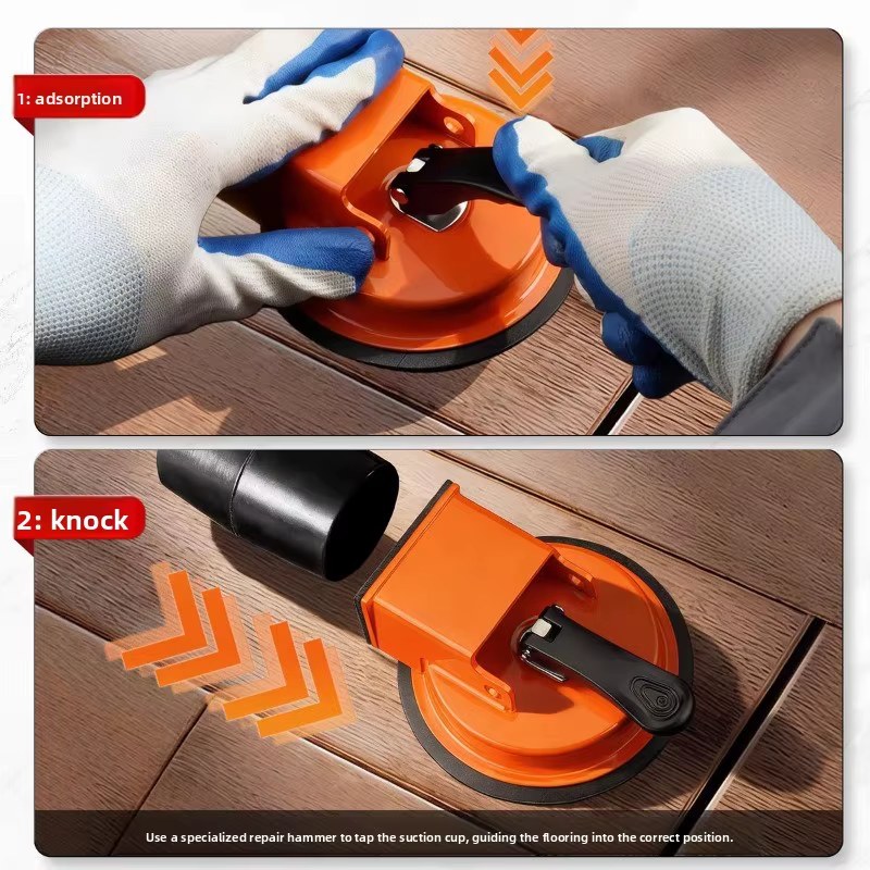 Suction cup gripster floor repair tool, non damaging to the floor,strong suction,specialized tool for repairing cracks,small and portable listing photo 3