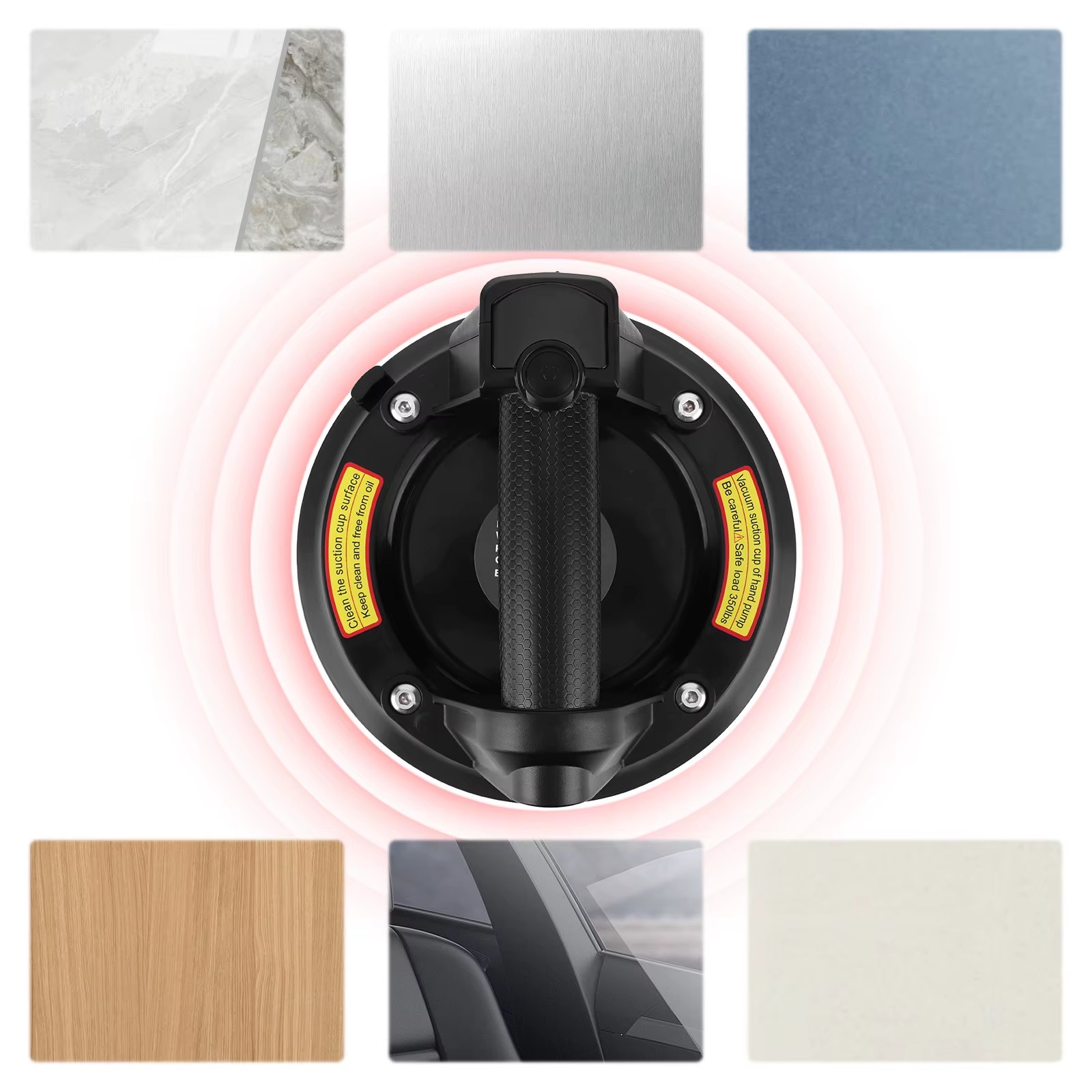 Electric Electric Suction Lifter 200KG Capacity Powerful Industrial Suction Cup Gripster for Granite Glass Drywall Tile listing photo 3