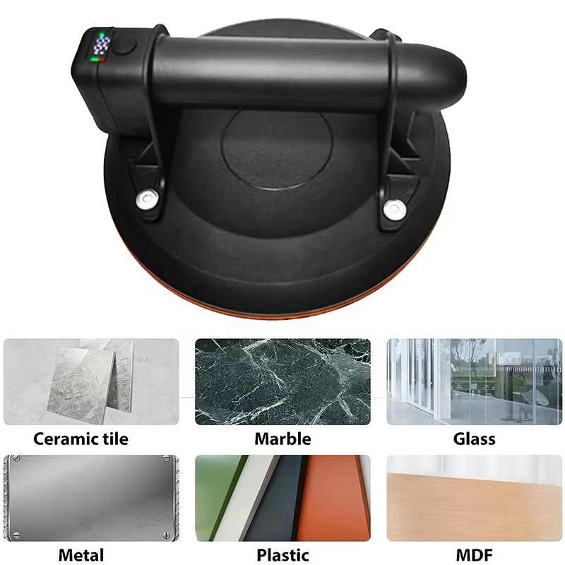 New Electric Vacuum Suction Cup Gripster 8 Inch 200kg Bearing Capacity Heavy Duty Vacuum Lifter for Granite Tile Glass Manual Lifting listing photo 3