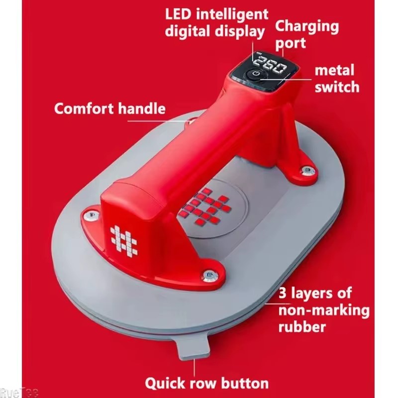 260KG Electric Vacuum Suction Cup Gripster Auto Air Replenishment Heavy Duty Carrier Lifter for Glass Tile Handling Power Tools Hardware listing photo 3