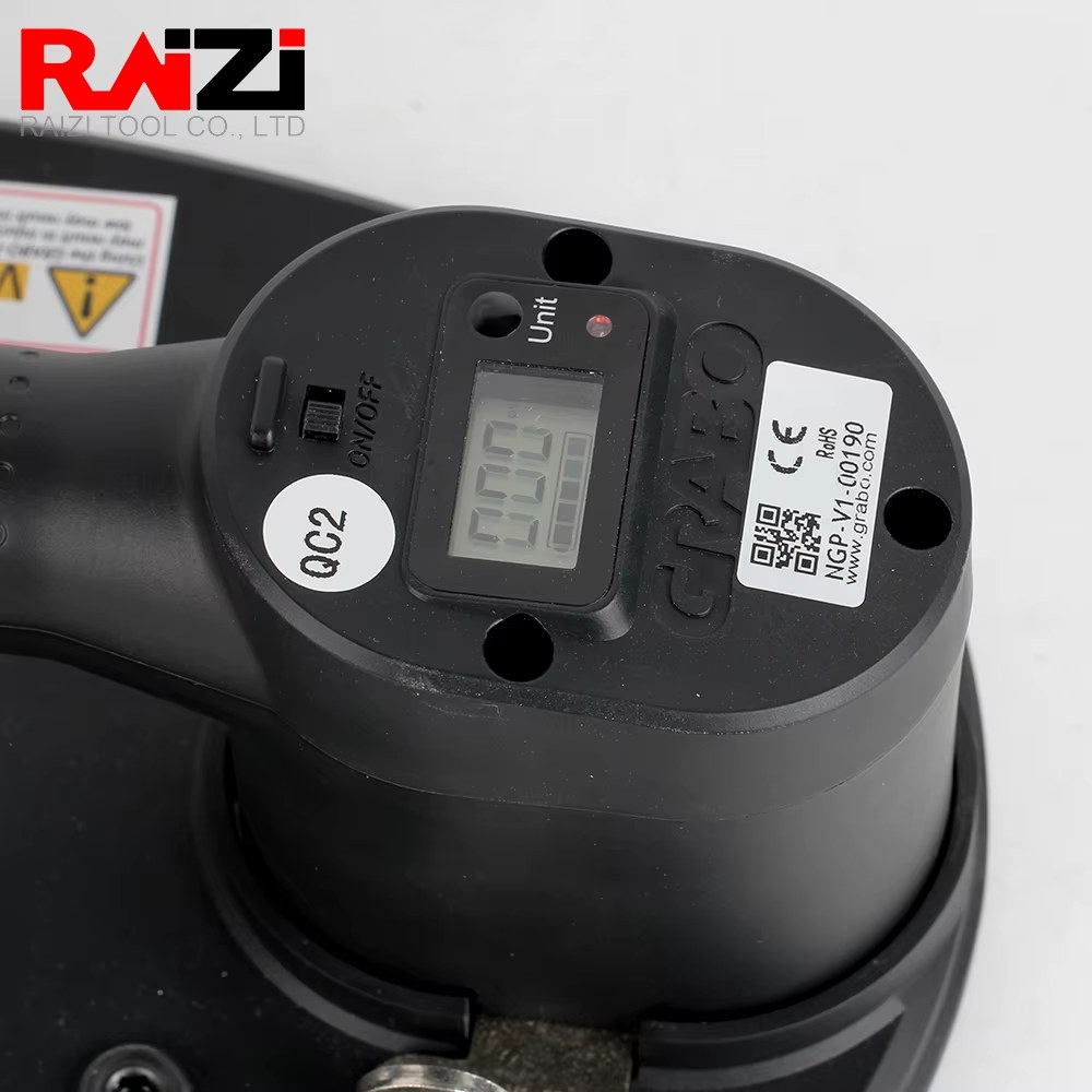 Raizi GRABO Pro version Electric Vacuum Suction Cup Gripster with Battery for Wood Drywall Granite Glass Tile Slab Lifting Carry Tool listing photo 5
