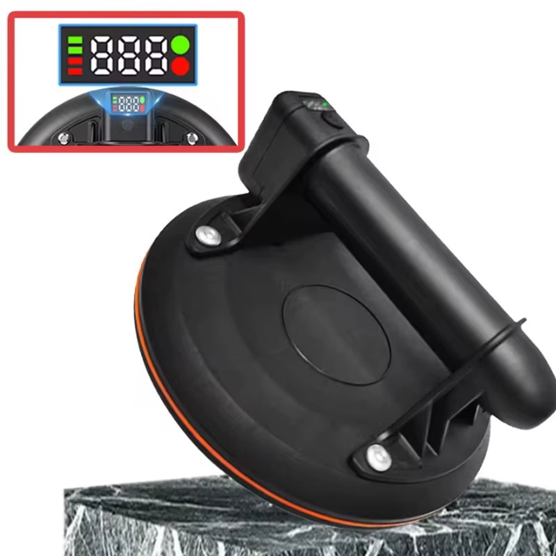 Heavy Duty Manual Lift Electric Vacuum Sucker Gripster 8 Inch 250kg Load Capacity for Granite Tile Glass Elevator Application listing photo 2