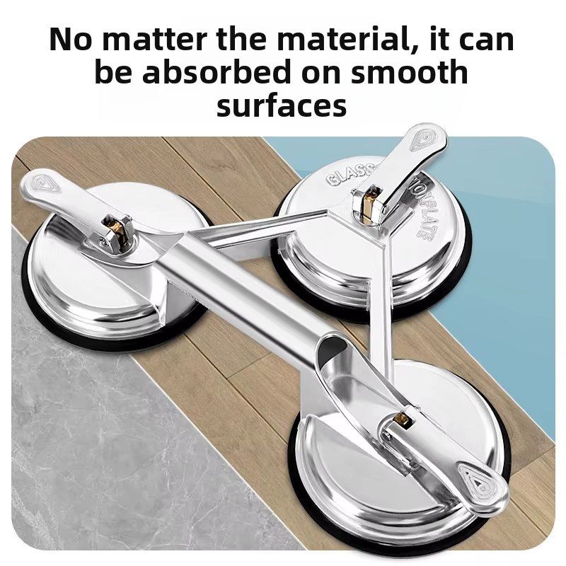 High Suction Aluminum Alloy Thick Wear-Resistant Suction Cup Gripster, Tool for Ceramic Tiles/Wooden Floors/Glass/Metal Handling listing photo 3